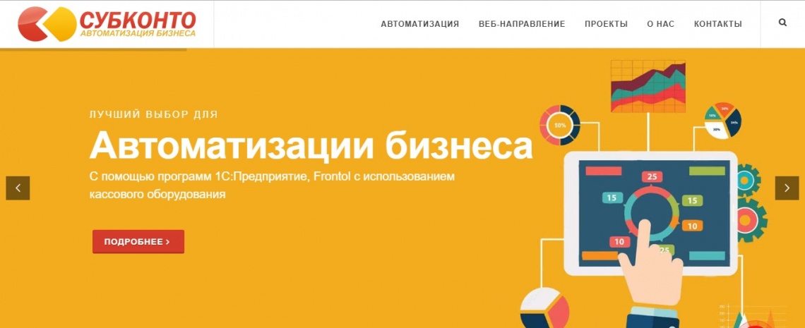 Запущен новый сайт компании Субконто